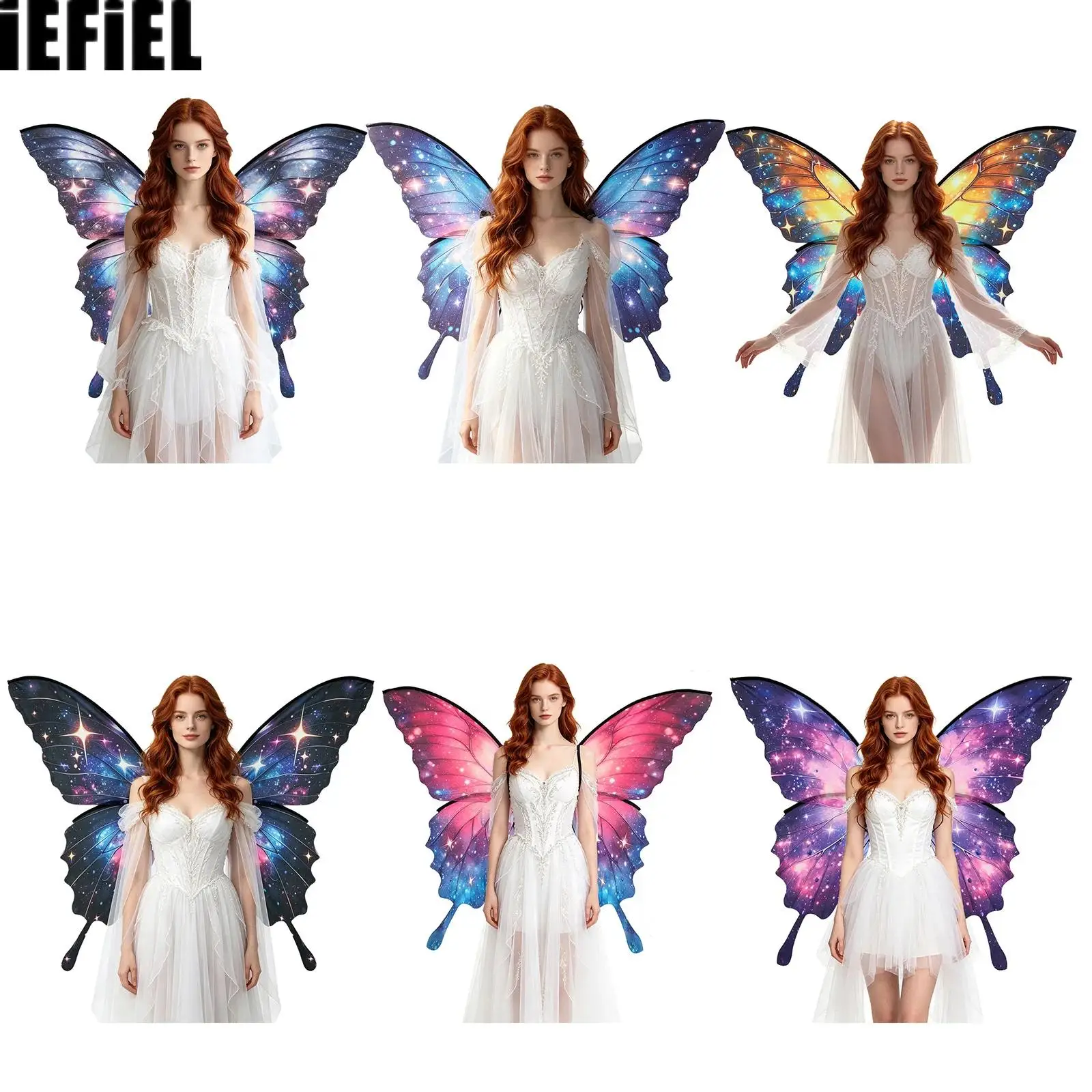 Women Men Butterfly Wings Festival Party Performance Props for Halloween Cosplay Masquerade Fancy Ball