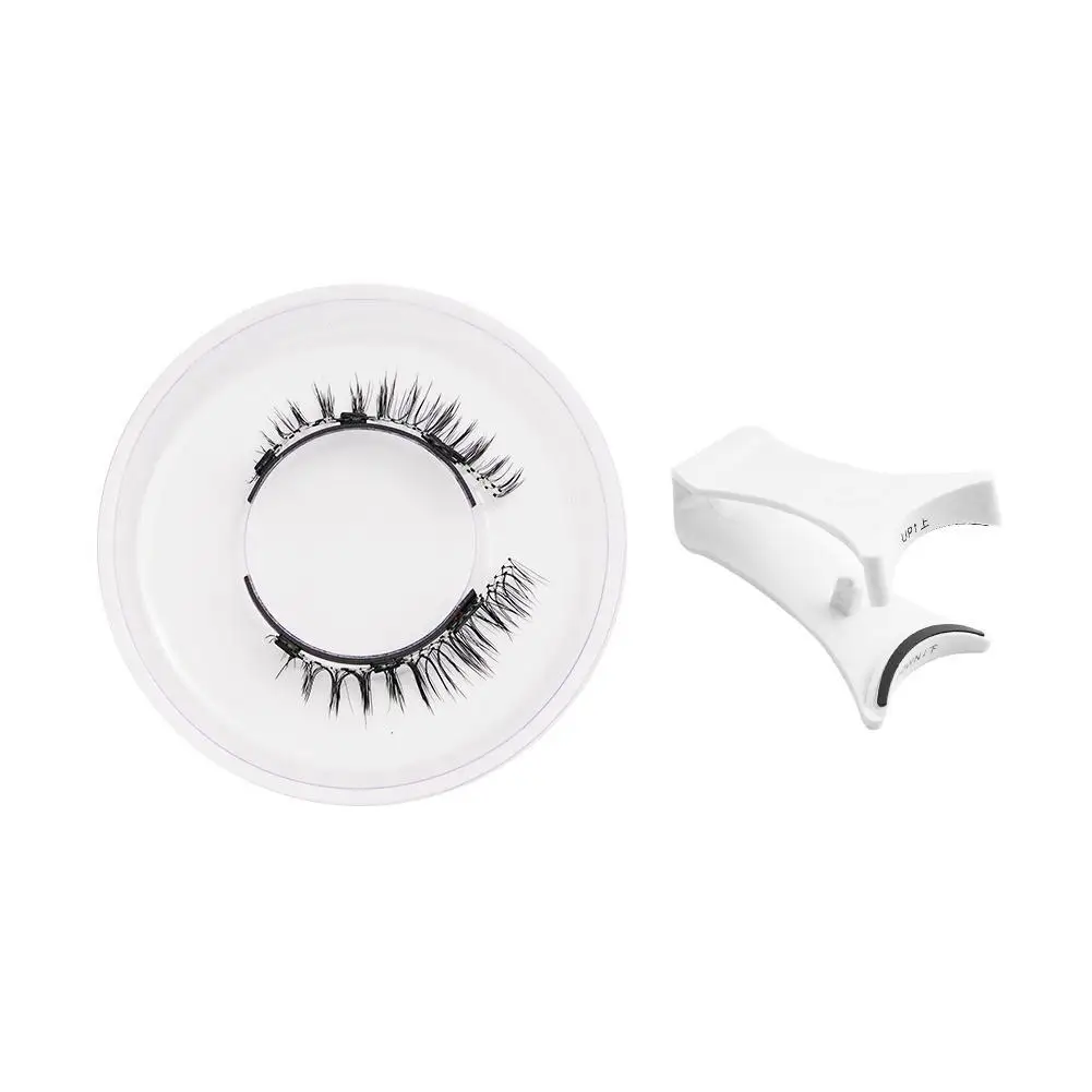 Glue Free Magnetic Eyelash Reusable Magnetic Eyelashes Set Eyelash Curler Fluffy False Eyelashes extensions Makeup Tool