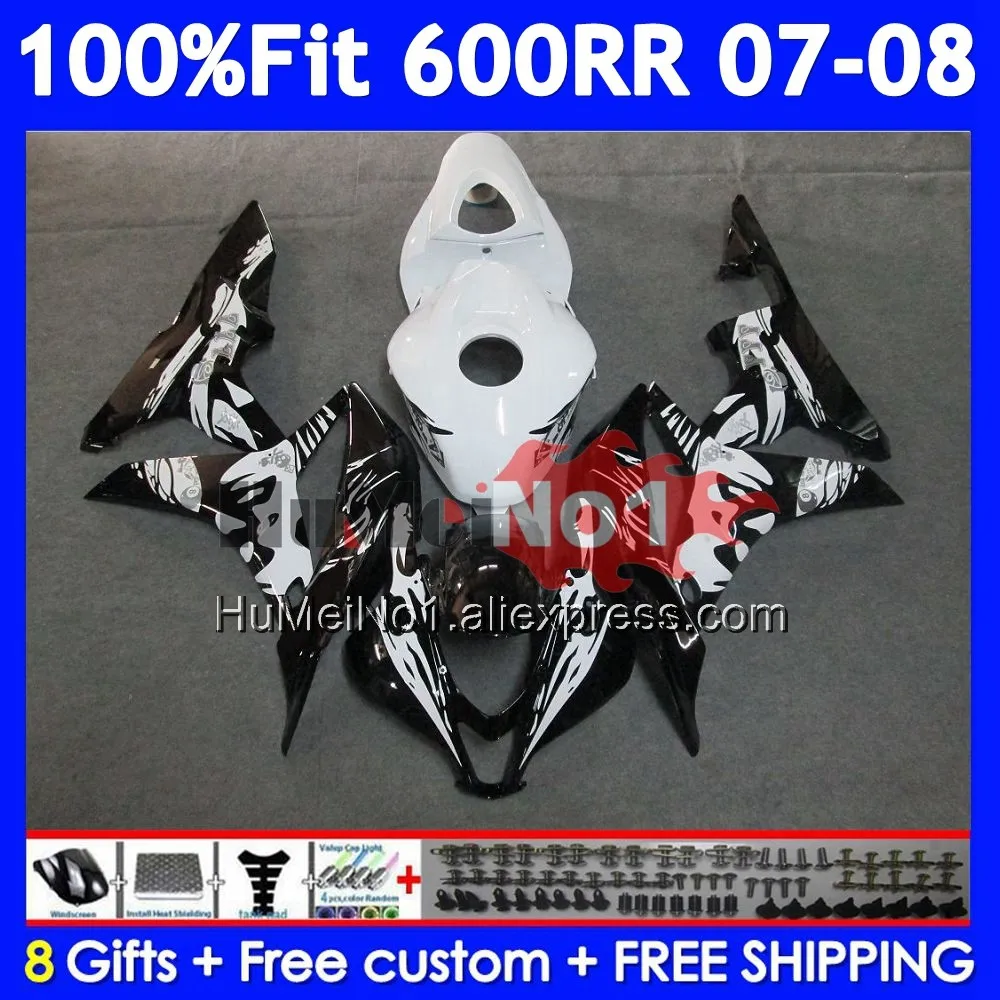 Injection For HONDA CBR 600 RR CC 600RR 600F5 CBR600RR 42No.52 CBR600F5 600CC CBR600 RR F5 2007 2008 Woman Flower 07 08 Fairing