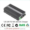 자동차 라이온 배터리 변압기 전원 공급 장치용 스텝 업 DC DC 충전기, 12V ~ 56V, 58V, 3A, 5A, 10A, 20A, 30A, 12V ~ 43.8V, 10A 3