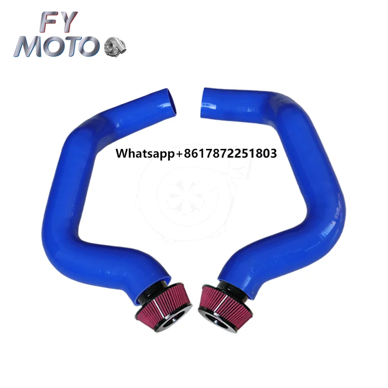 

BLUE INTAKE COLD AIR INDUCTION hose kit for M8 M5 F90 F91 F92 F93 18-22 6ply 7MM thickness