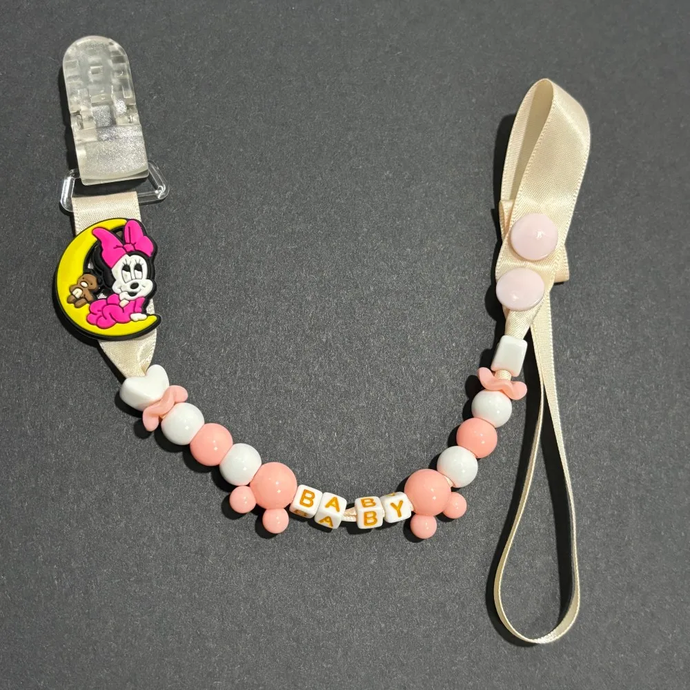 Kawaii Baby Pacifier Chain Clip False Tooth Nipple Fixing Clip BPA-Free Material Baby Tooth Chain Toy Gift Suitable for Cute view 2