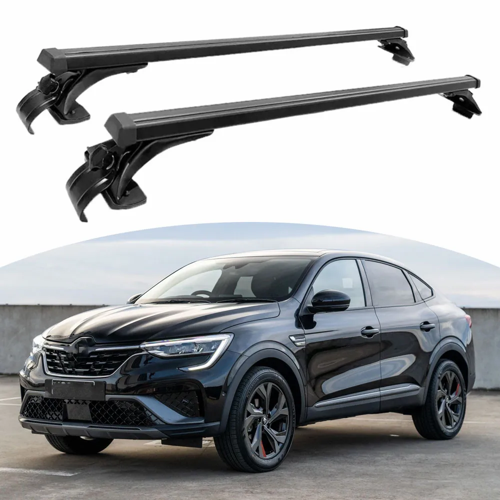 2PCS Crossbar Luggage Roof Rack Rails Aluminum Kayak Cross bars Fits for Renault Arkana 2020-2022