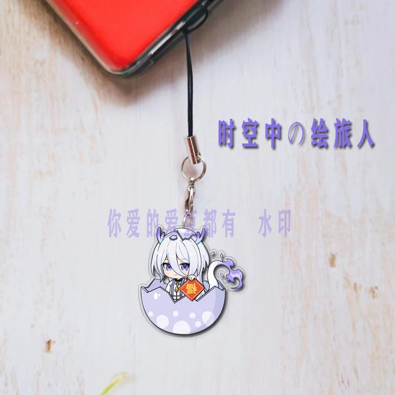 Anime For All Time Ayn Clarence Rorschach Alkaid  Mobile Phone Lanyard Chain Pendant Cute Acrylic Keychain