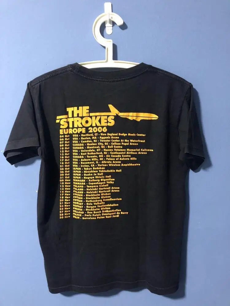 The Stroke Shirt, The Strokes Tour 2006 Black T-shirt Unisex S-5XL VN3933