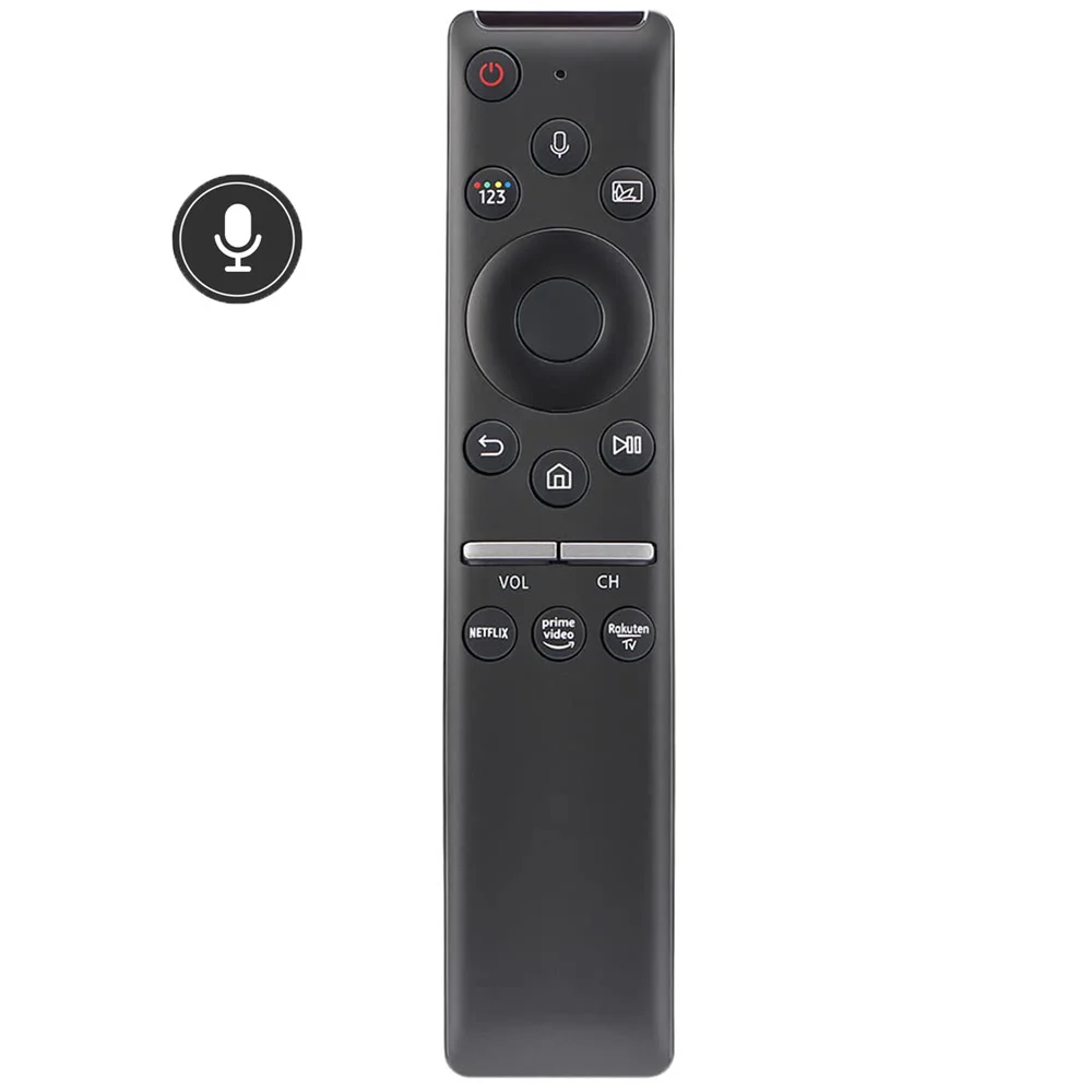 

Voice Remote Control BN59-01330B for Samsung Smart TV LED QLED 4K 8K UHD HDR Curved with Netflix, Prime Video,TV Plus Button