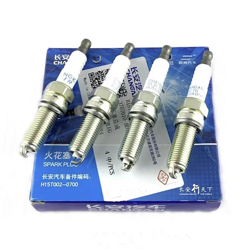 4pcs/lot Original 3707010-B07 Spark Plug For Chinese CHANGAN CS55/CS35/CS75/A800/CX70T 1.5T Autocar motor parts