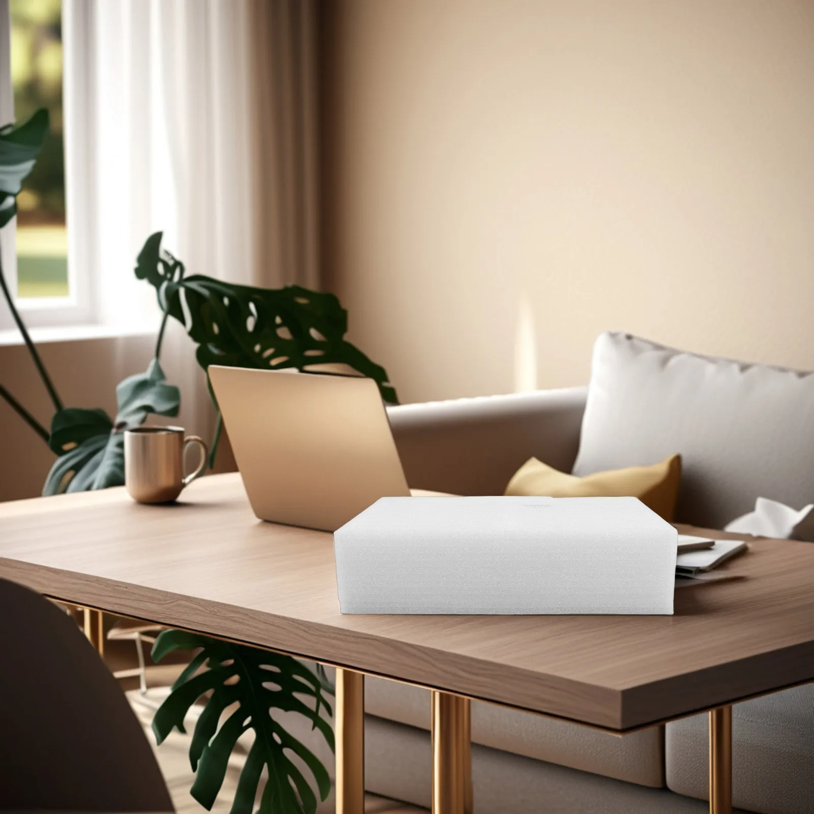 

White Foam Cutting Foam Sheets Large Cushion 20 Phone Slots Packing Inserts Shipping Box Phone