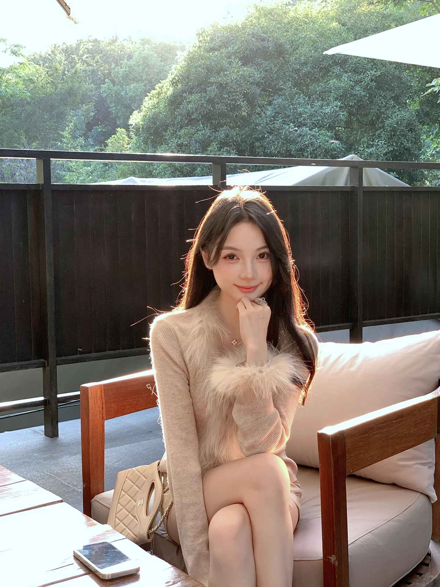 

Женский вязаный свитер ZhouYeye с меховым воротником, базовый слой, осень-зима, новинка, с длинным рукавом, цветной