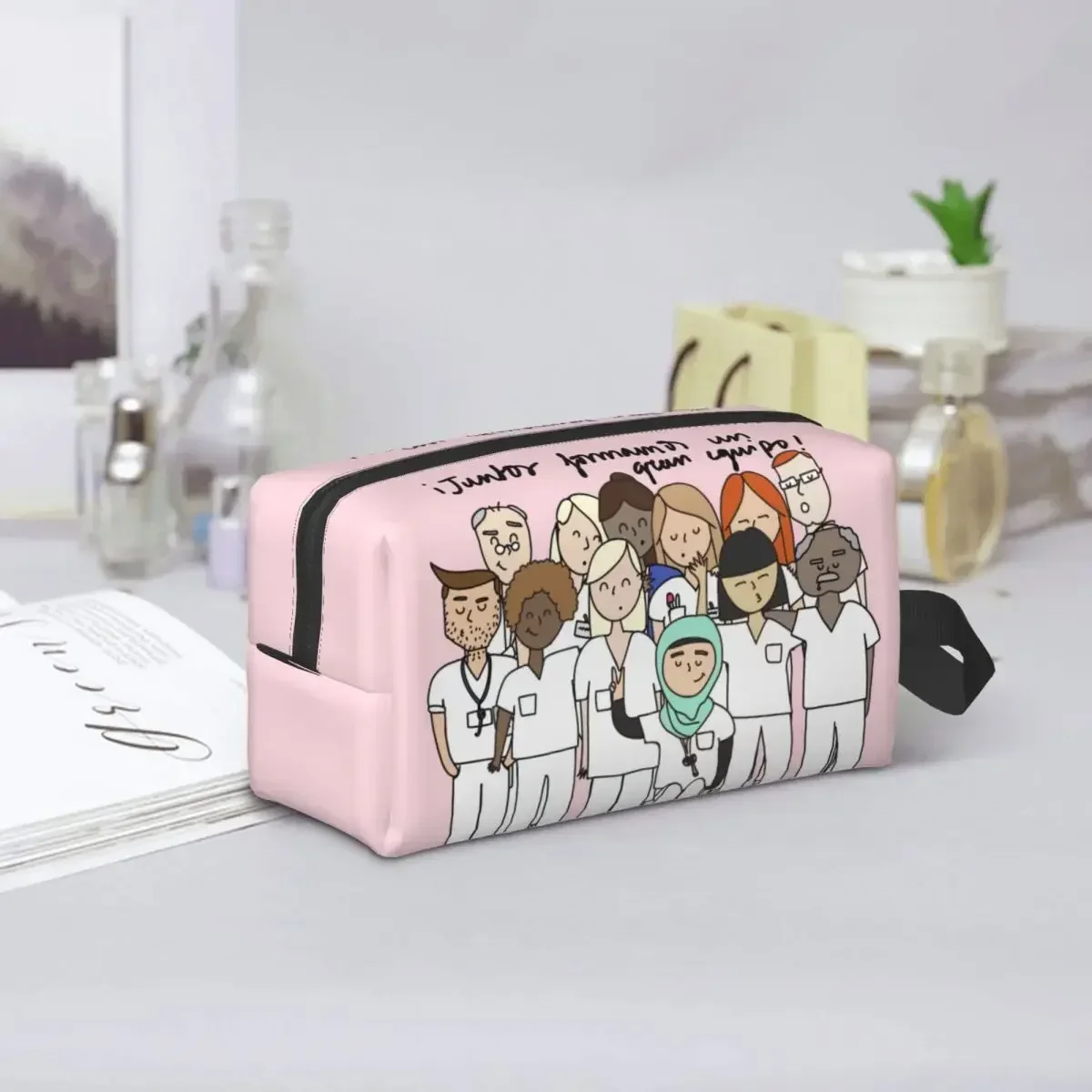 

Makeup Bag for Women Travel Cosmetic Organizer Fashion Health Care Nursing Doctors Storage Toiletry Bags