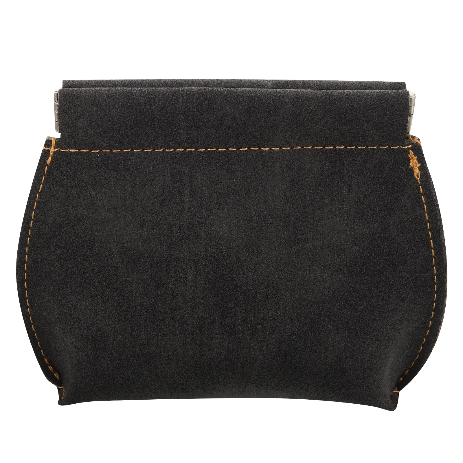 

Automatic Spring Closure Wallet for Men Black Color Card Holder Portable Design Durable PU Material Coin Storage