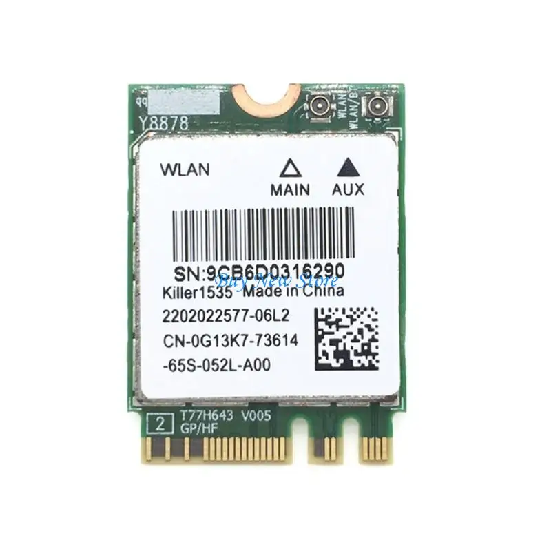 20CE 1535 NetworkCard Killer1535 Wireless WIFI Adapter DualBand 2.4+5G Dualband 1200M