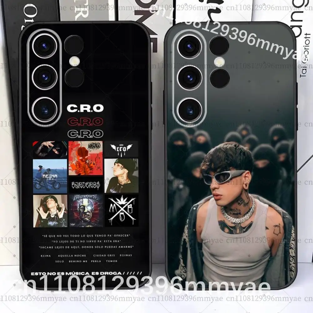 C-CRO Crocraxker Phone Case For Samsung S26,S25,S24,Ultra,S20,S30,Plus,S22,S23,Ultra,Plus,5G Anti-Scratch TPU Shell