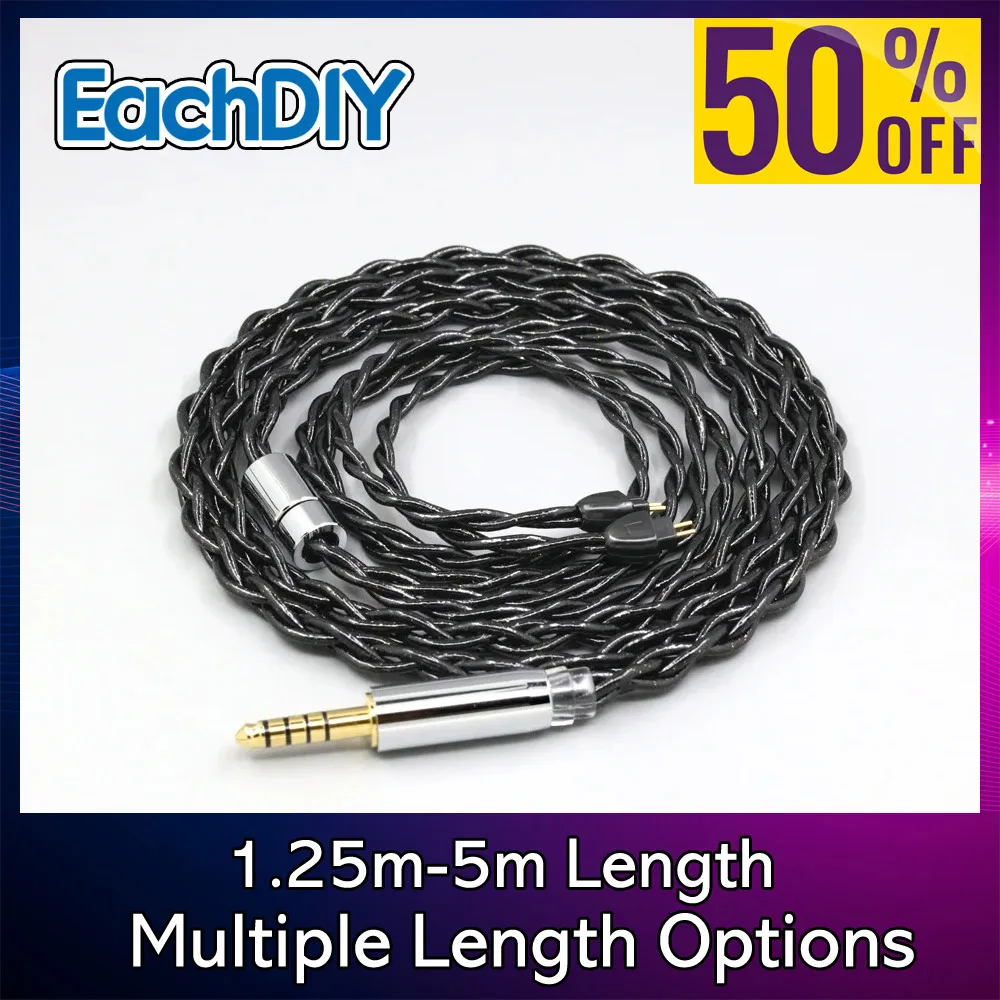 

Palladium Floating Graphene Gold Pure 99% Silver Earphone Cable For HiFiMan RE2000 Topology Diaphragm Dynamic Driver 8357
