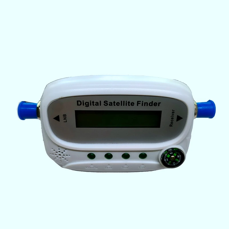 LED Digital Satellite-Finder 950-2150Mhz DC 13-18V For HDTV With Compass 4 LED Indicator