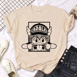 Y2k Short Sleeves Sunmmer T Shirt Arale Women Short Sleeved Top Tee Girl Designer Harajuku Graphic Clothing Female Casual Tee