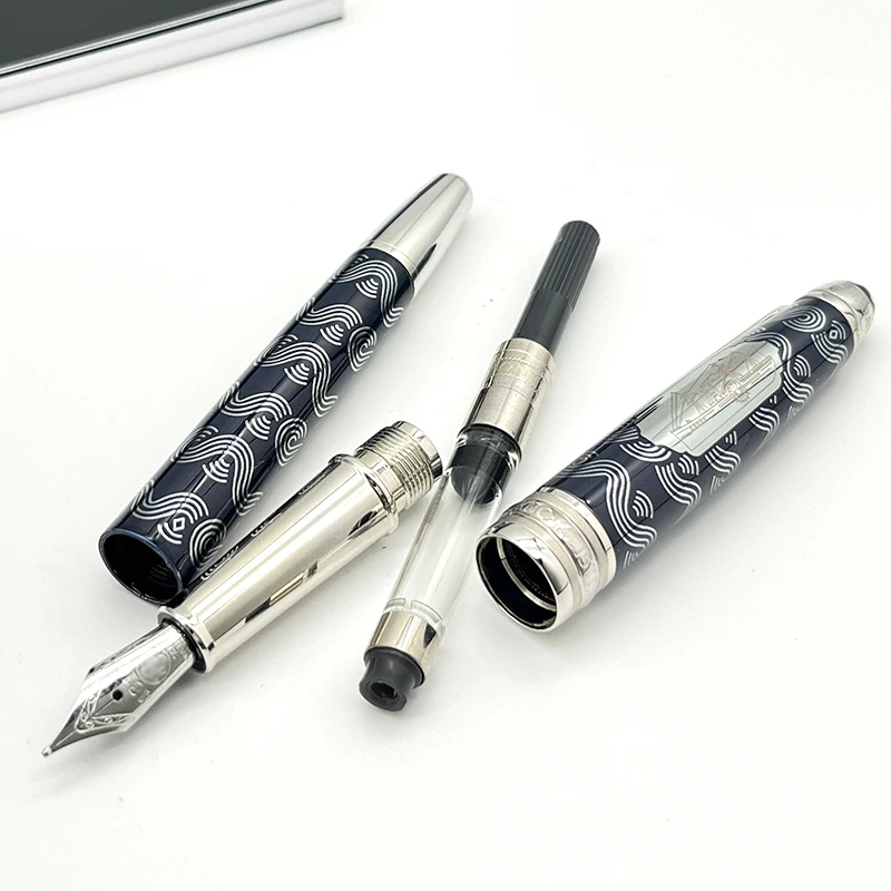 Gift MB MSK163 Roller Ball Ballpoint Pen Luxury Fox and Prince 80 Travel Day Stationery Office Supplied Smooth Writing