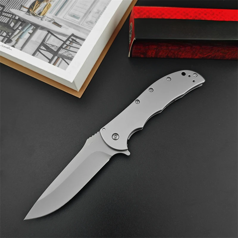 KS3655 420 steel handle 8Cr13Mov Handle Outdoor Camping Survival Rescue Tactics Hunting EDC folding knife gift series