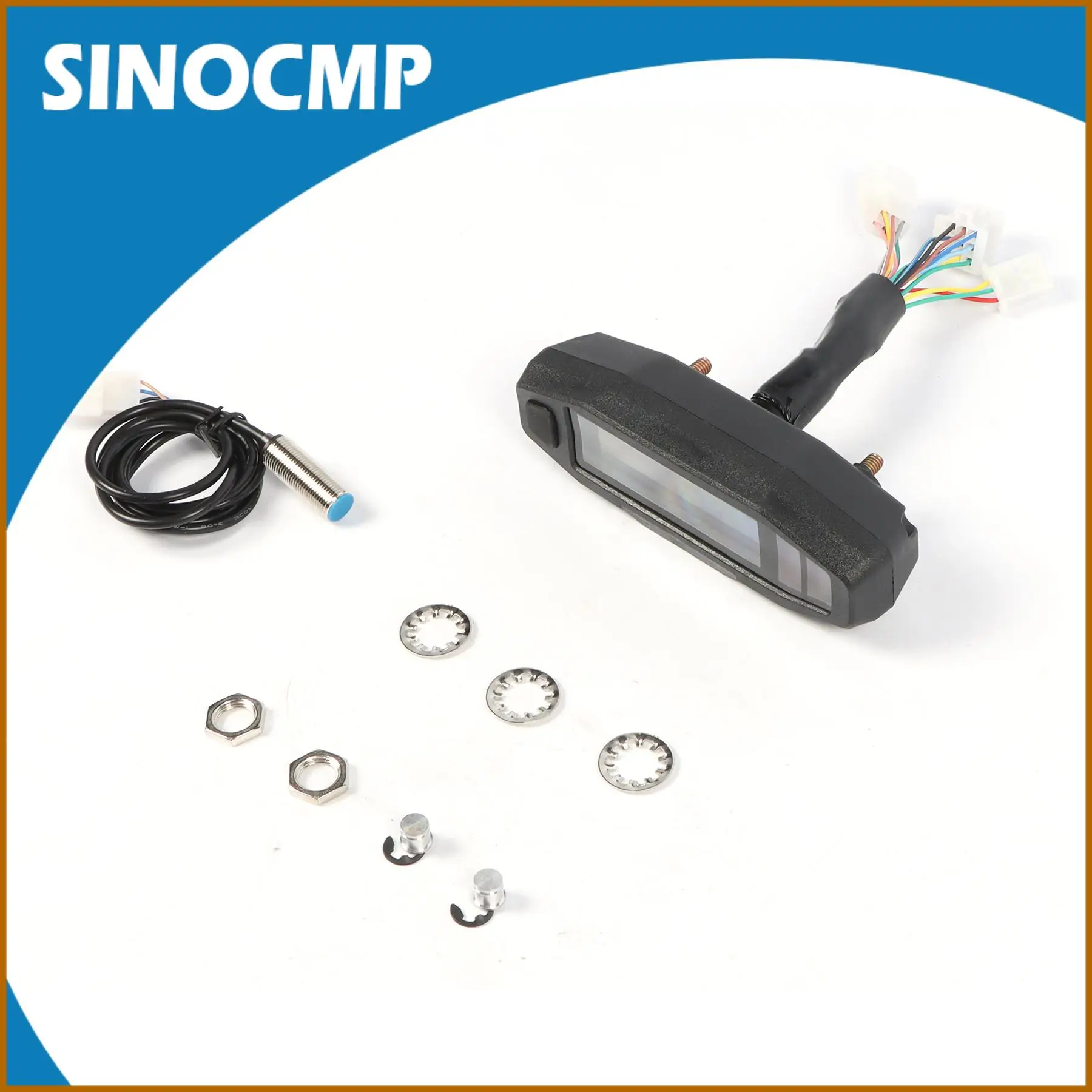 

1pc Motorcycle Universal Digital Tachometer Odometer Rpm Fuel Injection Carburetor Meter For 12V Motorcycle Car Boat