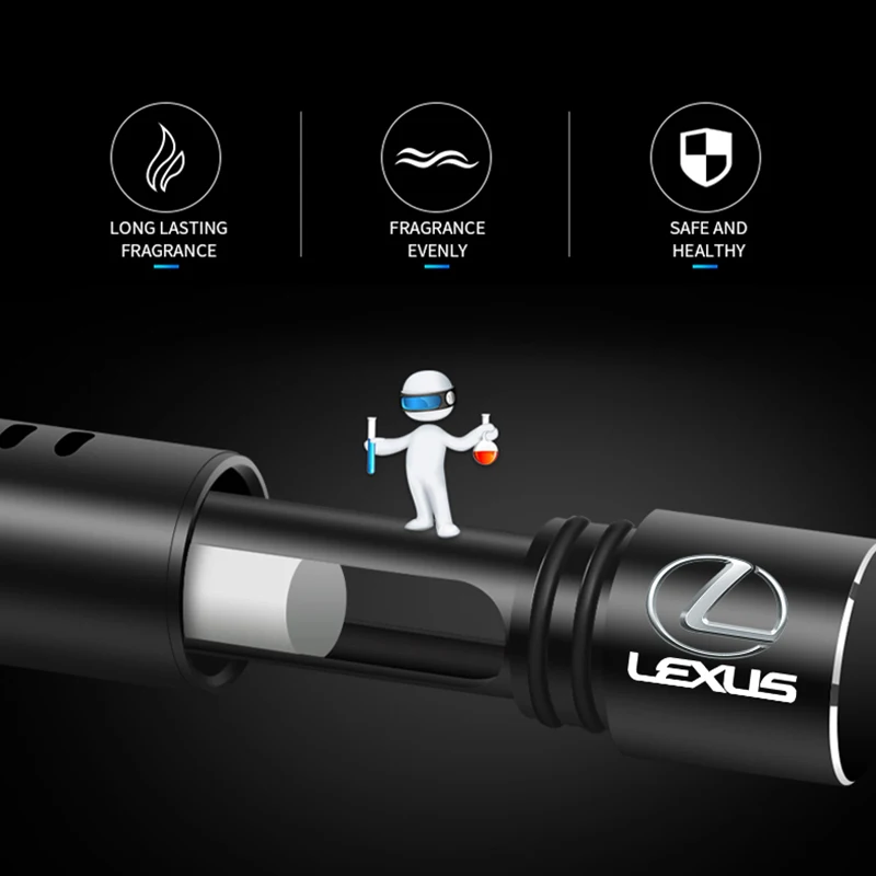 منفذ هواء السيارة العطور عصا مكيف الهواء رائحة الناشر عصا لكزس CT200H ES250 ES300H IS250 IS200 GS300 GS460 GX470