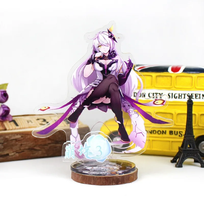 لعبة هونكاي إمباكت 3rd ميرش هويو موضوع سلسلة حامل أكريليك كيانا كاسلانا إليسيا ناتاليا ثيورا كليو هيباتيا نموذج دمية ديكور #5