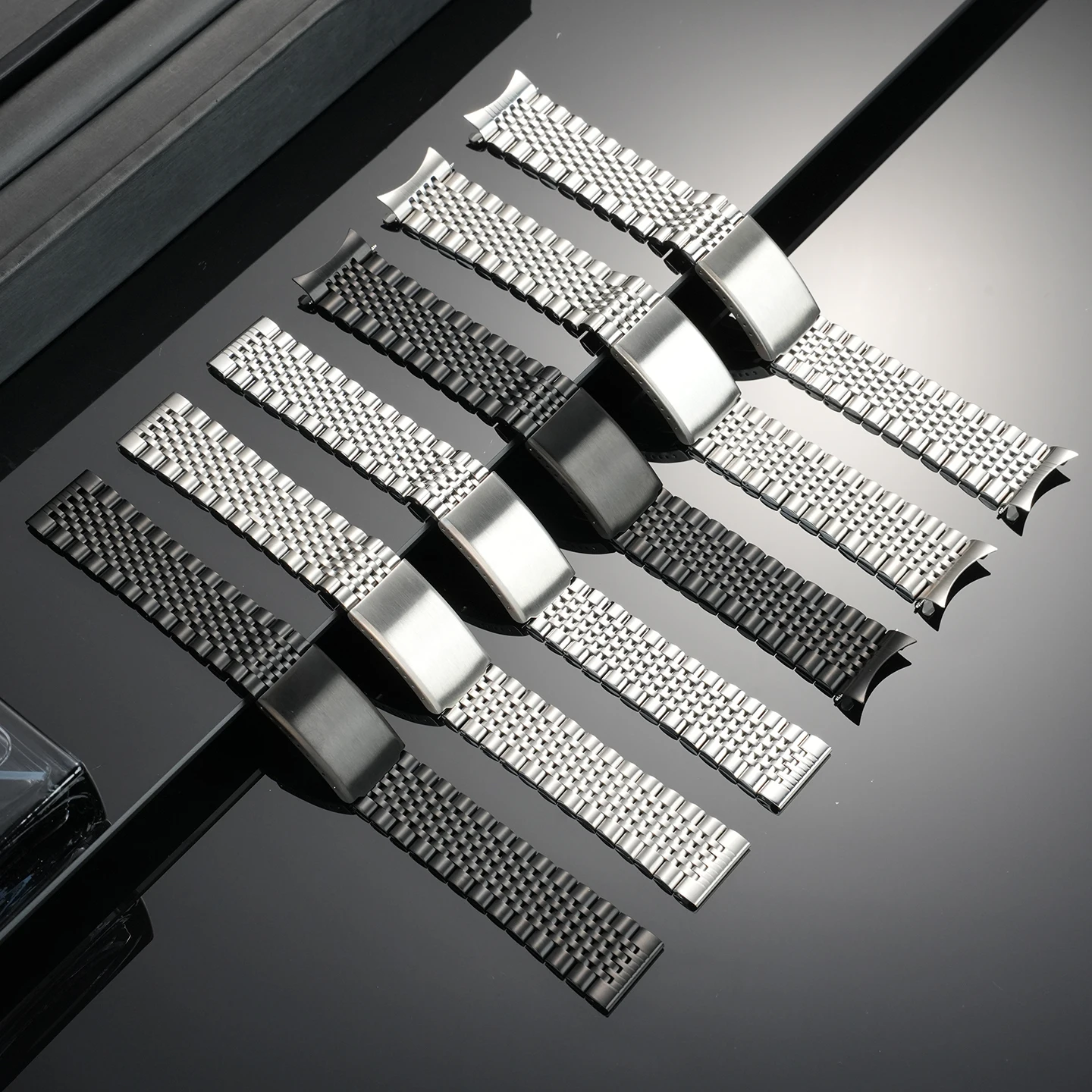 20mm 22mm General Stainless Steel Metal Bracelet For Casio Rossini Longines L4 Ultra-thin Steel Watch Chain Waterproof Watchband