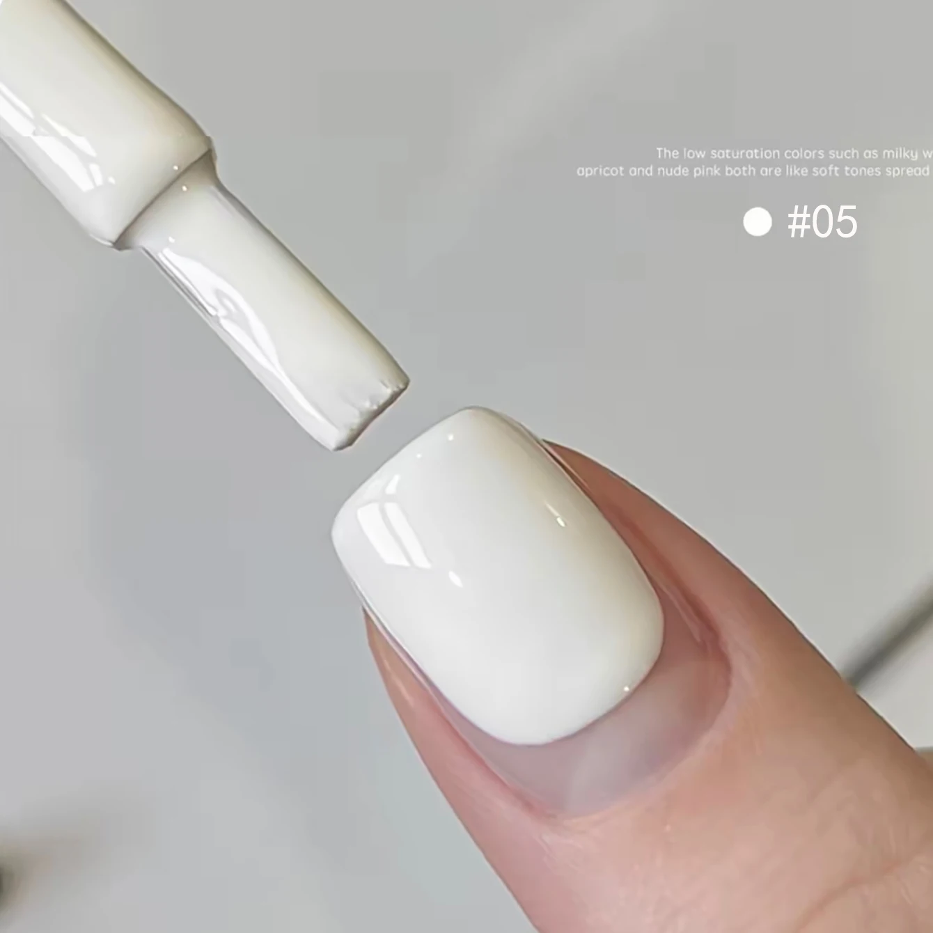 MIANEL 10ml Cloudy White Serie Jelly Gel Nagellack 2026 Neu Hochpigmentierter Joghurt-Weiß Nagellack Ein-Schicht-Deckung – Detail 16