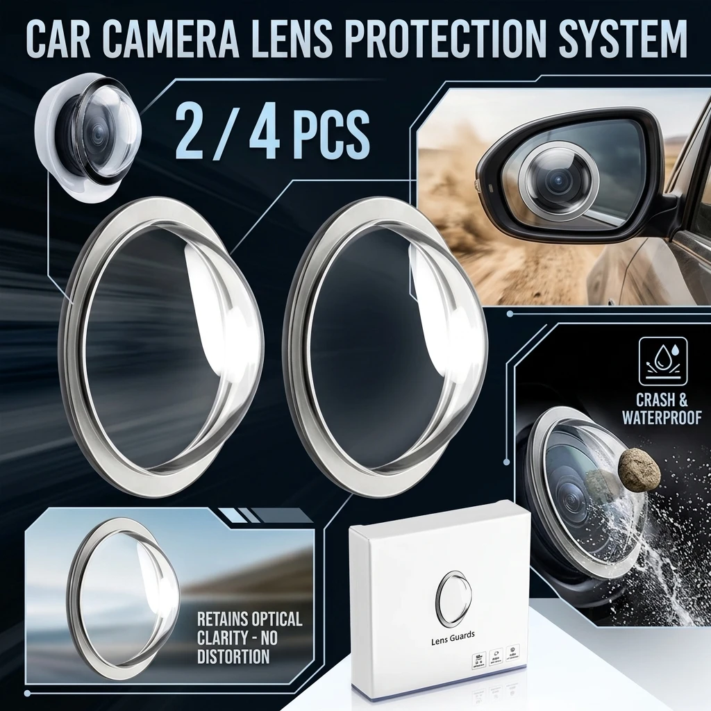 2/4PCS Car Camera Lens Protector Advanced Scratch Car Camera Lens Guards Waterproof And Dustproof Protection Accessories New