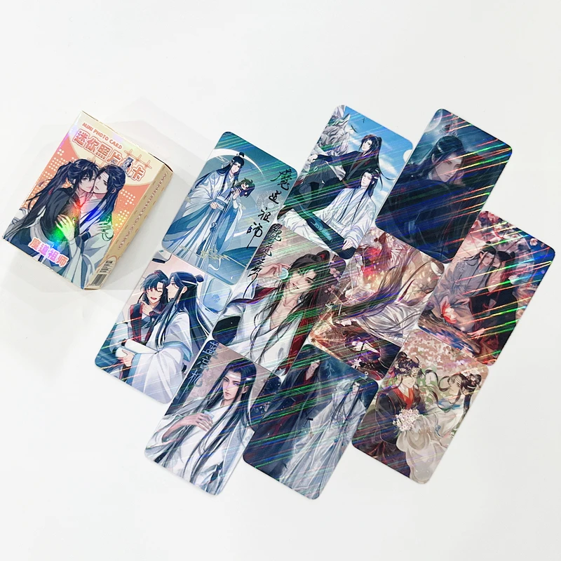 50 Pcs/Set Grandmaster of Demonic Cultivation Anime Mini Photo Cards Set Mo Dao Zu Shi Collectible Art Lomo Cards