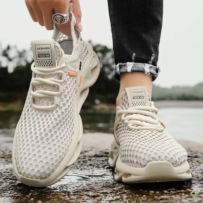 

Дышащая повседневная обувь, уличная универсальная мужская обувь, весенне-осенняя новая нескользящая износостойкая мужская спортивная обувь на мягкой подошве