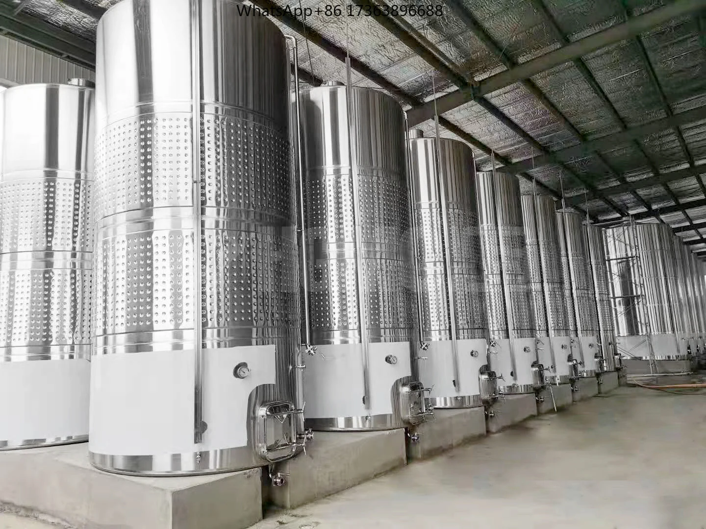 HG Stainless Steel Fermentation tank Conical Wine Fermenter tank Equipment