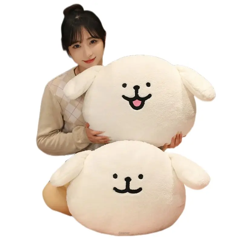 

Kawaii Korean Lines Puppy Cushion Throw Pillow Cute Big Ears Dog Plush Toy Kawaii Birthday Gift Comfortable Car Decoration