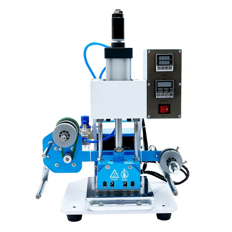 Upgrade 518-A Pneumatic Hot Stamping Machine Card Logo Leather Pvc Embossed Paper Anodized Aluminum Hot Stamping Machine