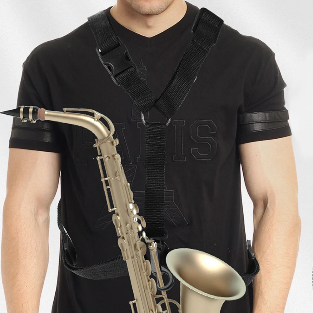 

2 Pcs Saxophone Shoulder Strap for Music Lovers Adjustable Replace Beginners Replacement Ribbon Musicians