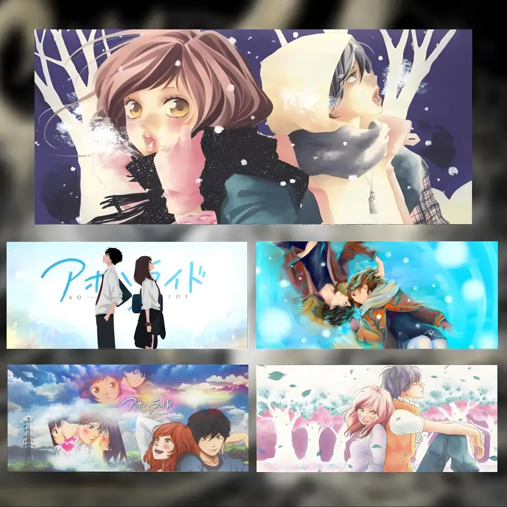 Sweet Romantic Anime A-Ao Haru Ride Mouse Pad Large Thick Desk Pad Stitched Edges Gaming Mouse Mat for PC