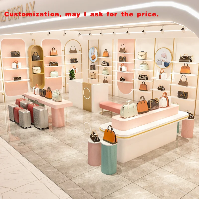 

На заказ. Модный деревянный чемодан, приспособление для магазина, дорожная сумка, магазин мебели, светодиодное освещение, дисплей, индивидуальная стеклянная сумка, витрина, кабина