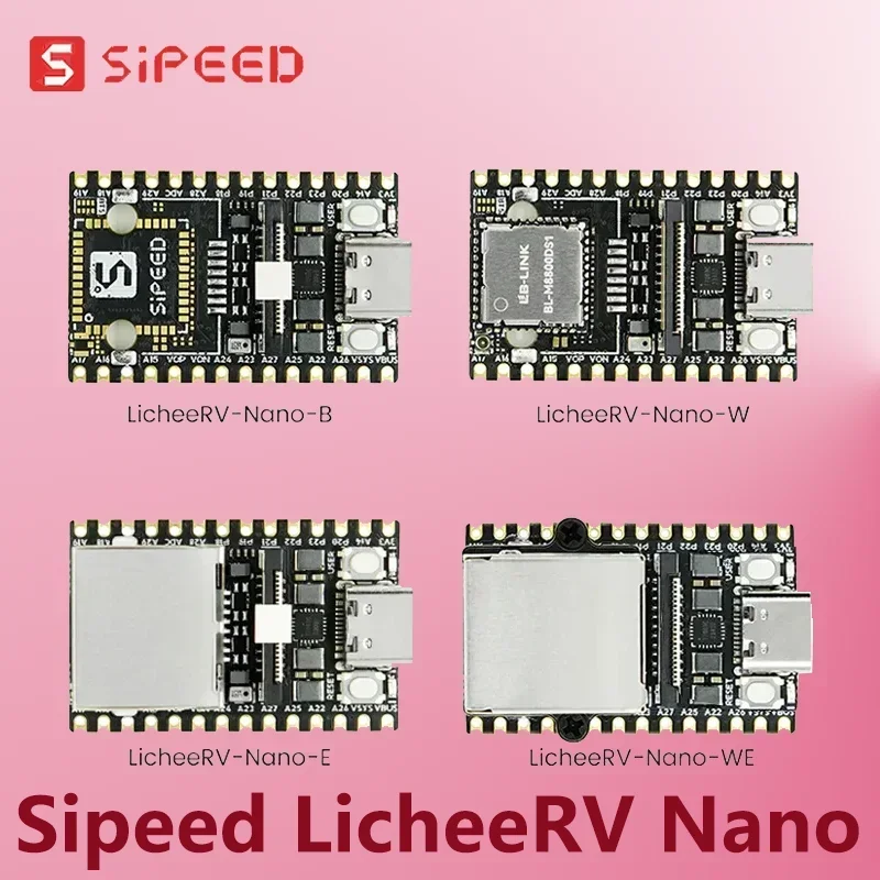 Sipeed LicheeRV Nano SG2002 WIFI6 Ethernet AI Visual RISCV 2Gbit DDR3 RISC-VC906 / ARM A53 Optional Linux Board New