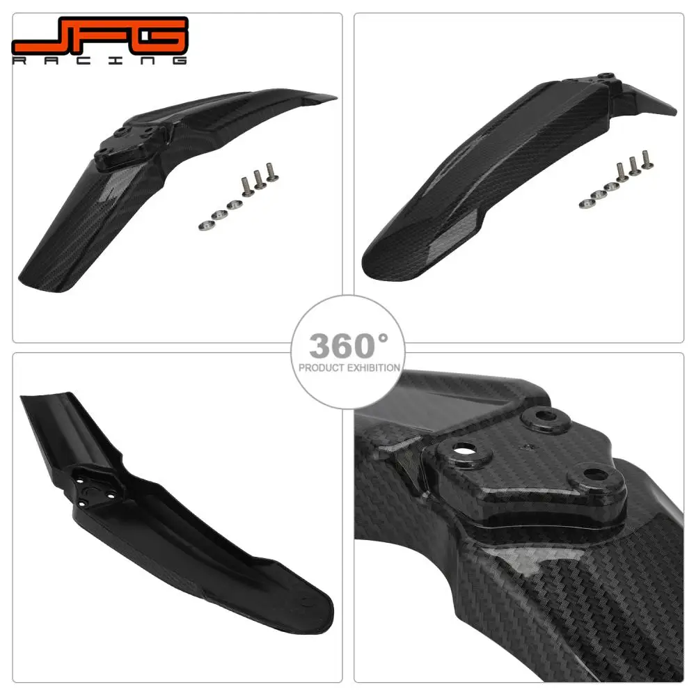 Motorcycle Imitation Carbon Fiber Front Mudguards Fender For Sur-Ron Surron Off-Road Electric Cross-country Bike