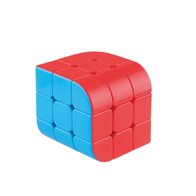 [Picube] FanXin 3x3x3 삼면체 매직 큐브 Cambered Surface 전문 속도 퍼즐 Twisty Brain Antistress 교육 완구