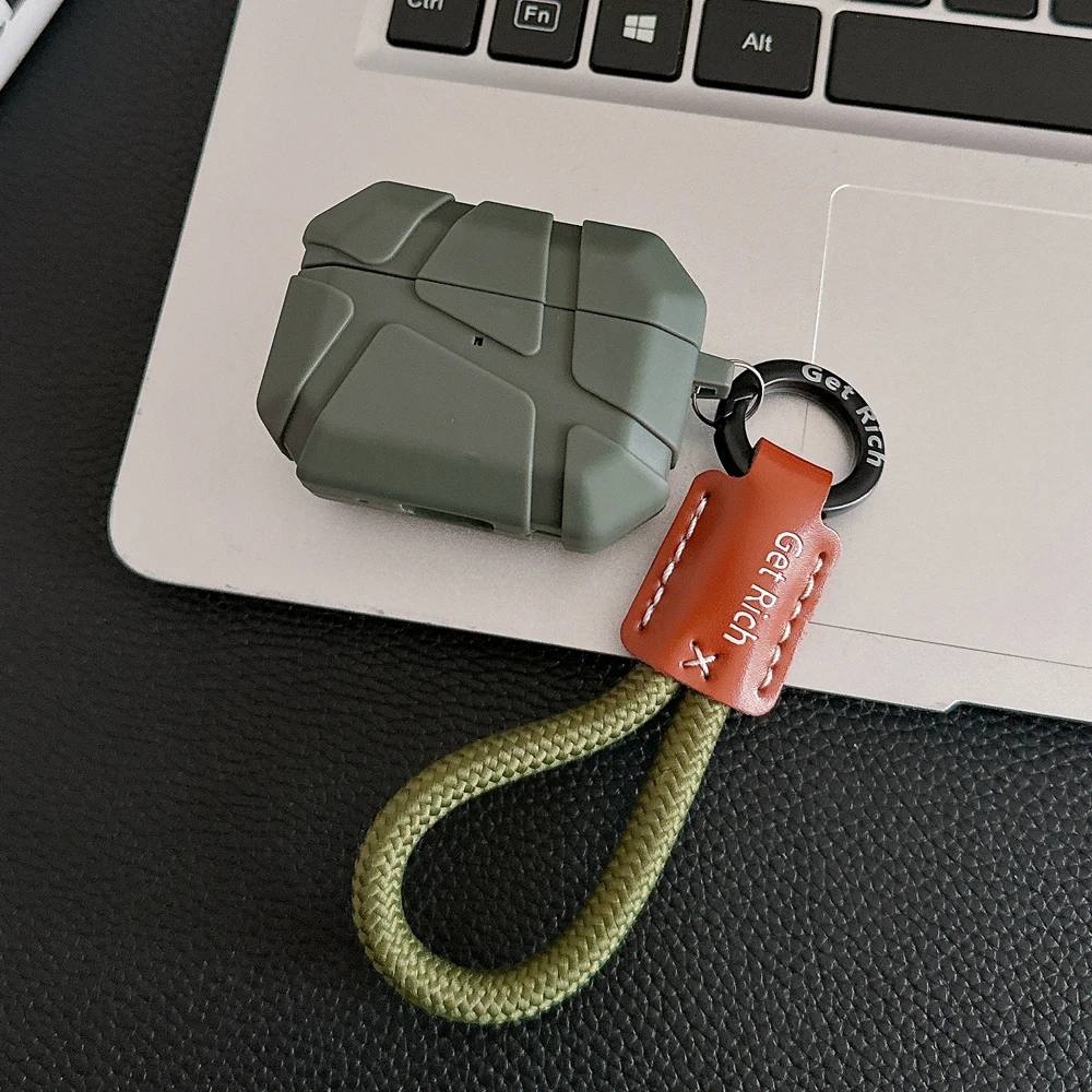 

New Anti-fall Airpods Earphone Protective Case for Apple AirPods Pro 3 AirPods 4 3 pro 2 TPU Anime Cover Gifts with Lanyard