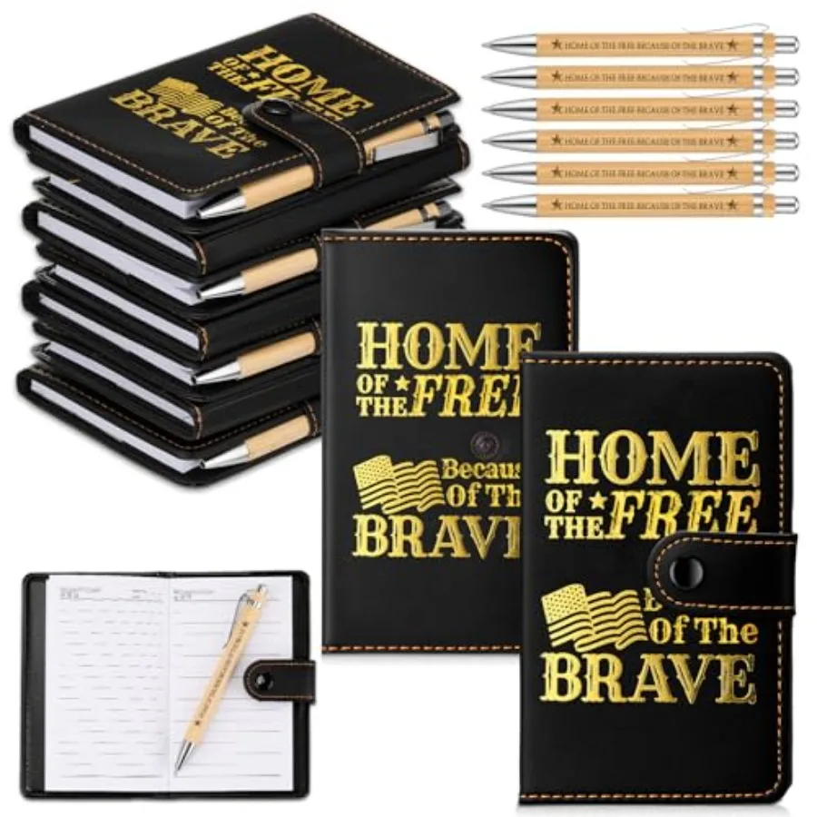 

30 Sets 250 Anniversary Patriotic Gift Bulk American Flag Notepad Ballpoint Pens American Flag Themed Gift 4th of July Patrioti