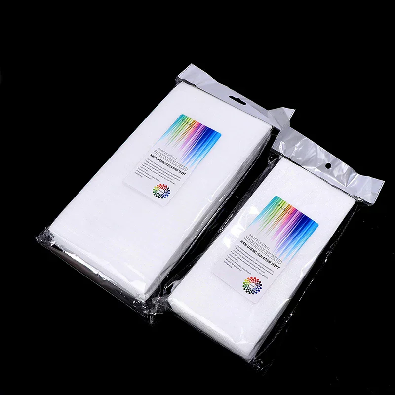 50pcs Highlight Paper Hair Dyeing Sheets Reusable Hair Coloring Isolation Sheet High Quality