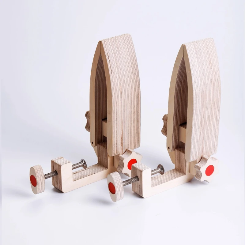 

Leather Products Hand-stitched Wood Clamp G Clip DIY Handwork Making Leather Craft Backpack/belt/shoe Assisted Stitching Tool