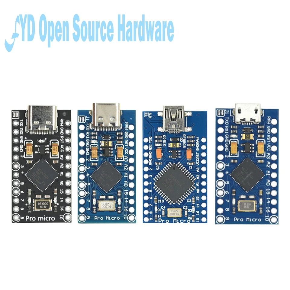 Type-c MICRO USB ATMEGA32U4 Module 5V 16MHz Board For Arduino ATMEGA32U4-AU/MU Controller Pro-Micro Replace Pro Mini