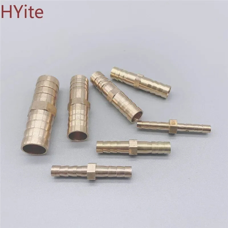 

Brass Straight Hose Pipe Fitting Equal Barb 4mm 6mm 8mm 10mm 12mm 14mm 19mm Gas Copper Barbed Coupler Connector Adapter