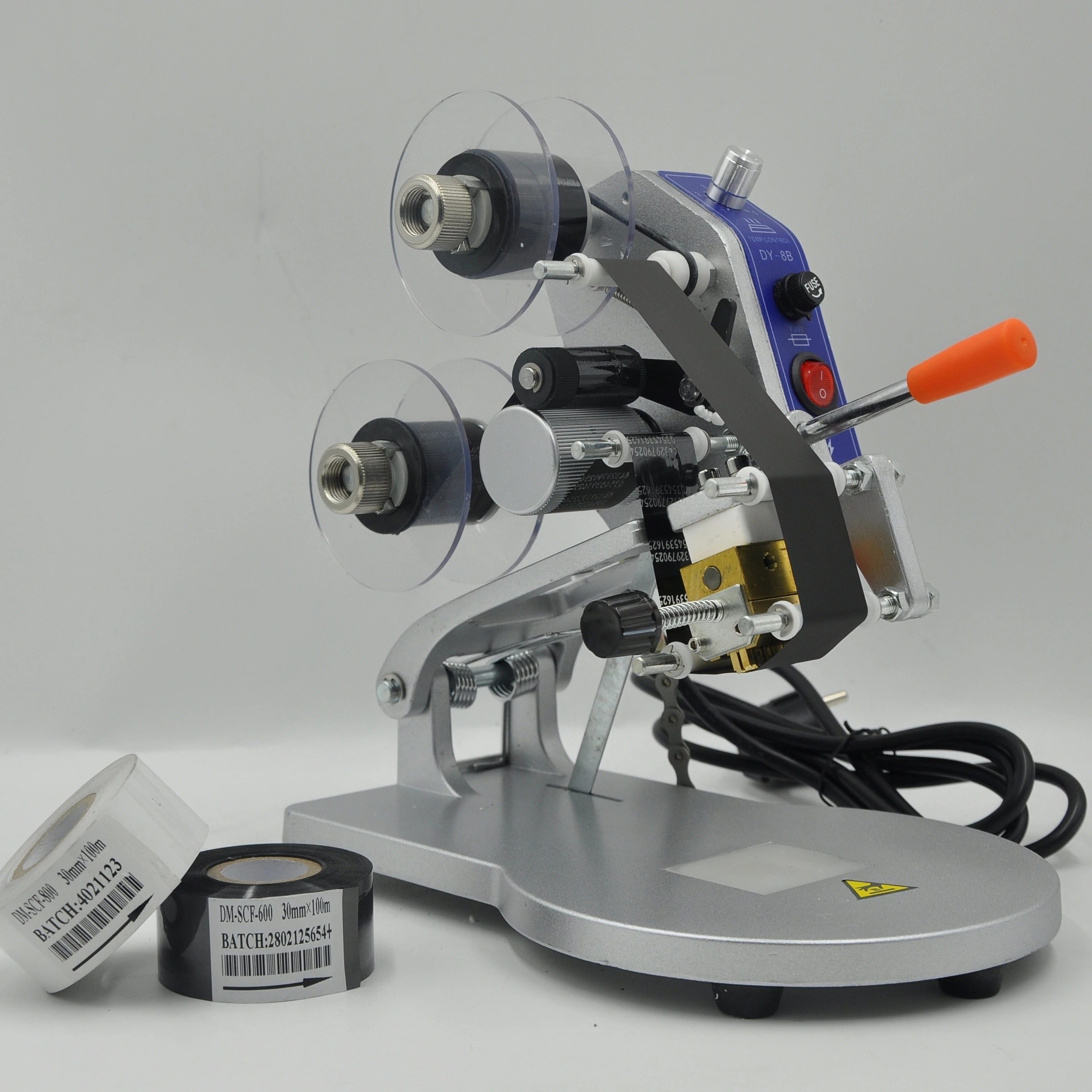 Expiry Date Batch Printing Thermal Transfer Hot Hot Foil PrinterDY-8 Desktop Manual Coding Machine Hot Stamp Machine
