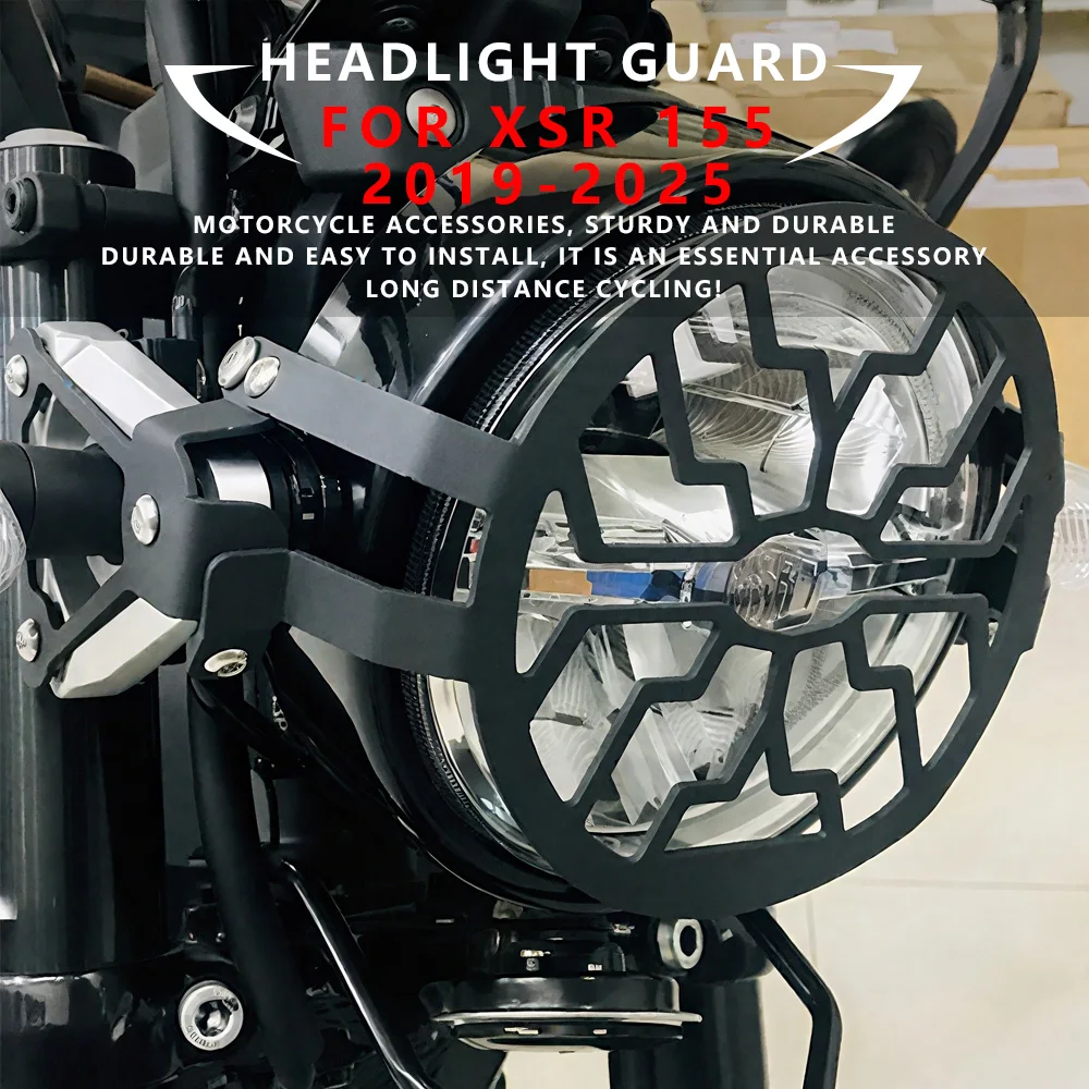 MTKRACING Protector de faros para YAMAHA XSR155 2019-2025 accesorios de motocicleta Protector de faros accesorios de cubierta protectora de rejilla