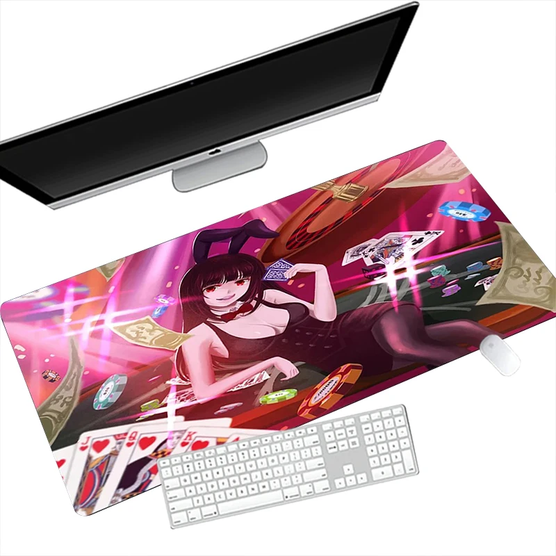 Anime Mouse Pad Gamer Computer Gaming Accessories MousePads Mouse Mat Tapis De Souris Коврик Для Мыши Kakegurui Yumeko Jabami