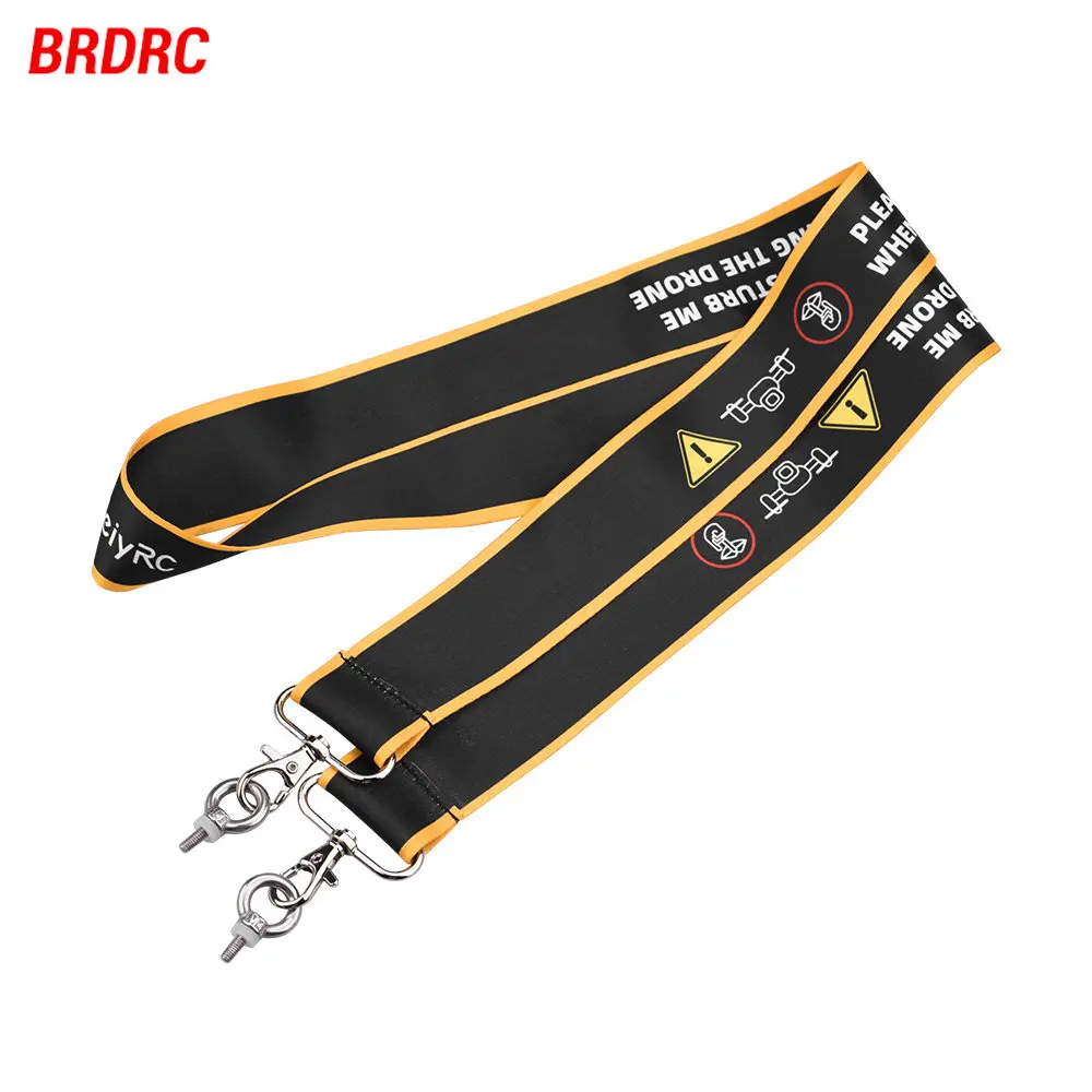 BRDRC Adjustable Neck Strap for DJI RC Pro  RC 2 Neck Strap Buckle Hanging for Smart Remote Durable Safety Strap Mount Accessory