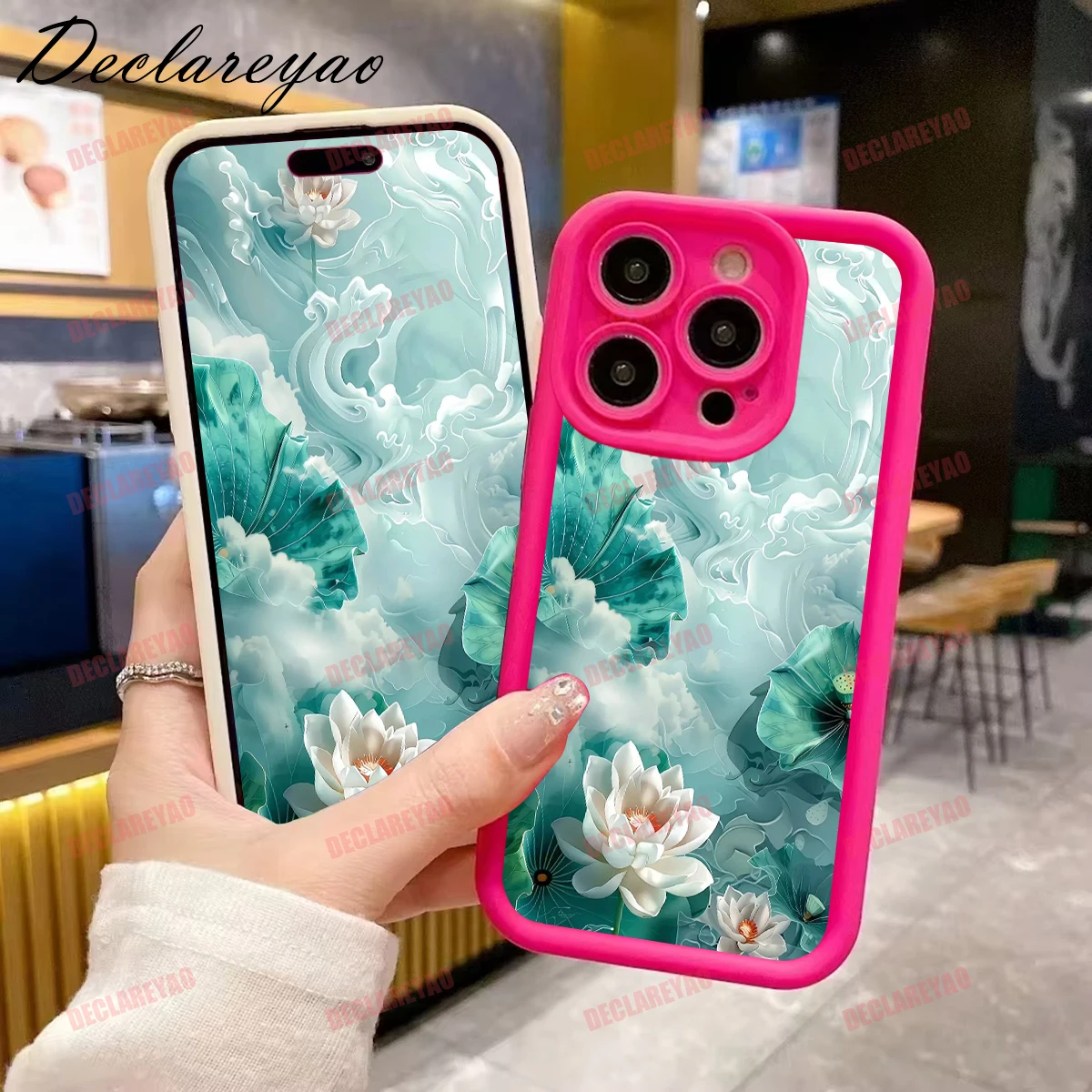 DECLAREYAO لينة ضوء سليم ماتي بولي يوريثان يغطي ل Realme N65 P1 C51S C11 5 C35 C21 50A C2 C55 5S GT 60X C21Y غطاء حافظة مقاوم للصدمات